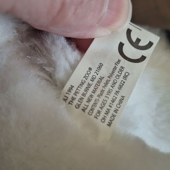 Siegfried & Roy White Tiger Plush Standing Stuffed Animal 1994 Petting Zoo Small - Picture 11 of 16